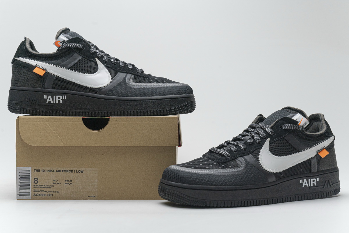 Off White X Nike Air Force 1 Black Ao4606 001 12 - www.kickbulk.co